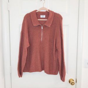 Loose 1/2 Zip Pullover